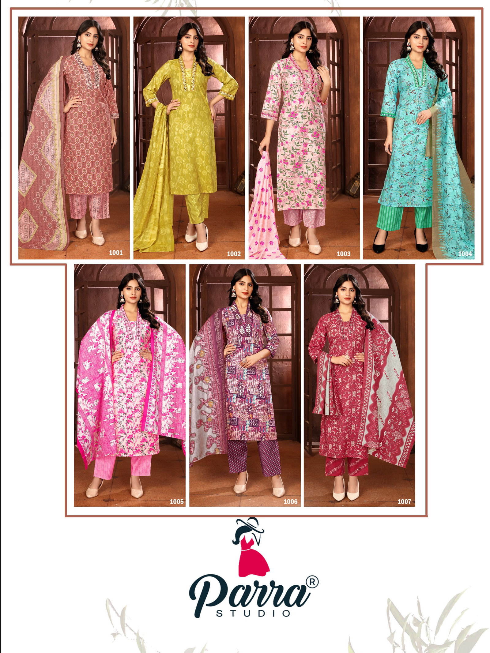 Kriti By Parra Chanderi Printed Designer Kurti With Bottom Dupatta Wholesale Shop in Surat

